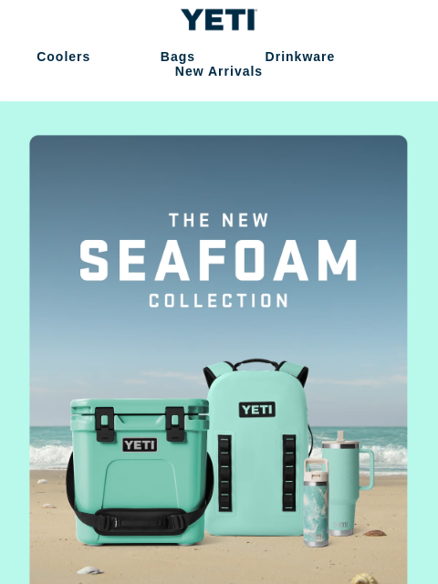 yeti newsletter: Dive Into The New Seafoam Collection