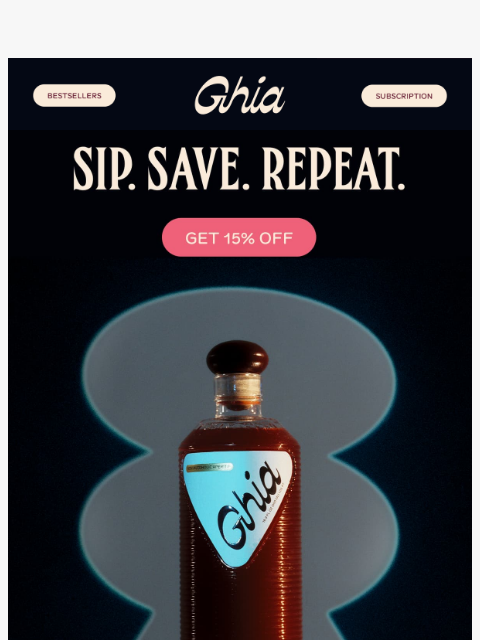 drinkghia newsletter: Your bar should always inspire you