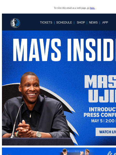 mavsmail newsletter: Mavs Insider Newsletter