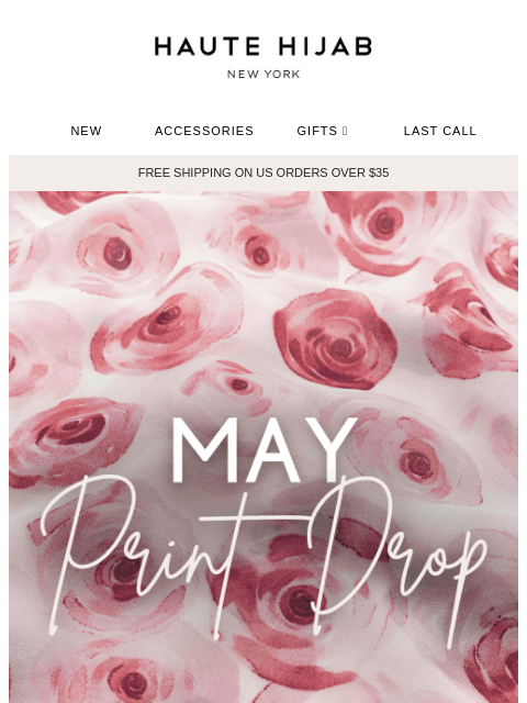 hautehijab newsletter: MAY PRINT DROP is here! 🌷