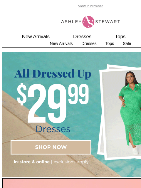 ashleystewart newsletter: Just in time for Mother’s Day 🌺 Treat yourself to...