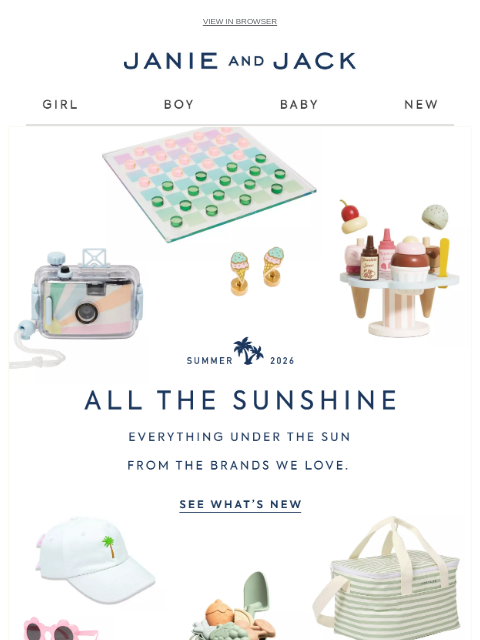 janieandjack newsletter: Beach bags, toys & poolside picks