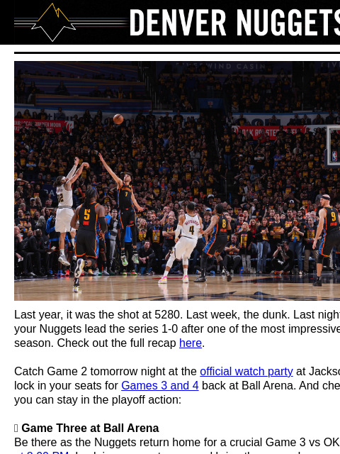 nuggets newsletter: Aaron Gordon Does It Again!