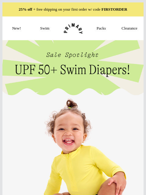 primary newsletter: ☀️ UNDER $11 SWIM DIAPERS ☀️