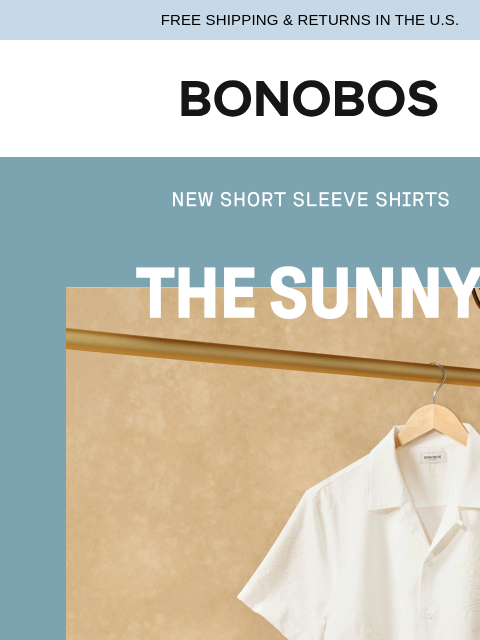 bonobos newsletter: New Short Sleeve Shirts
