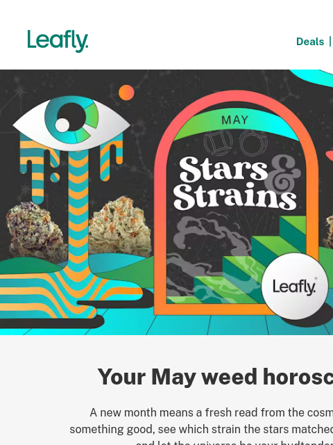 leafly newsletter: Your May weed horoscope 🔮