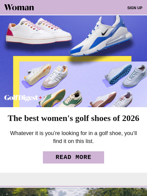golfdigest newsletter: The best women's golf shoes of 2026