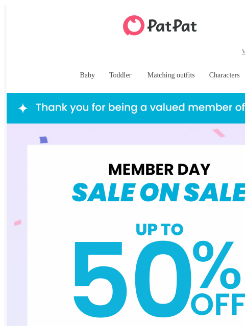 patpat newsletter: APPROVED: Member Day Starts for You Now