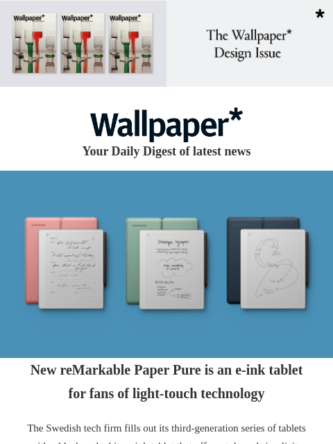 futureplc newsletter: reMarkable’s new e-ink tablet goes back to basics