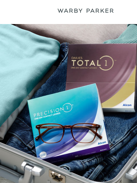 warbyparker newsletter: We’ve got glasses—and contacts!