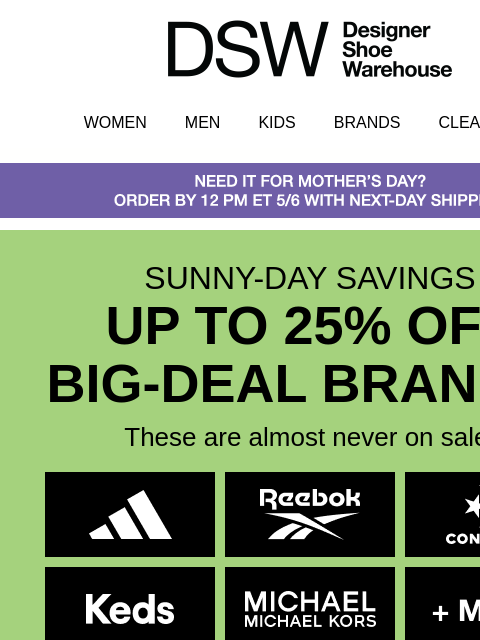 dsw newsletter: 4(!) trends to try in May