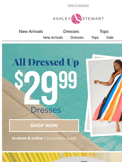 ashleystewart newsletter: The ✨ ultimate ✨ alternative to your go-to dress