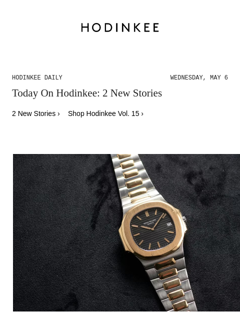 hodinkee newsletter: Hodinkee Daily | 05/06/2026