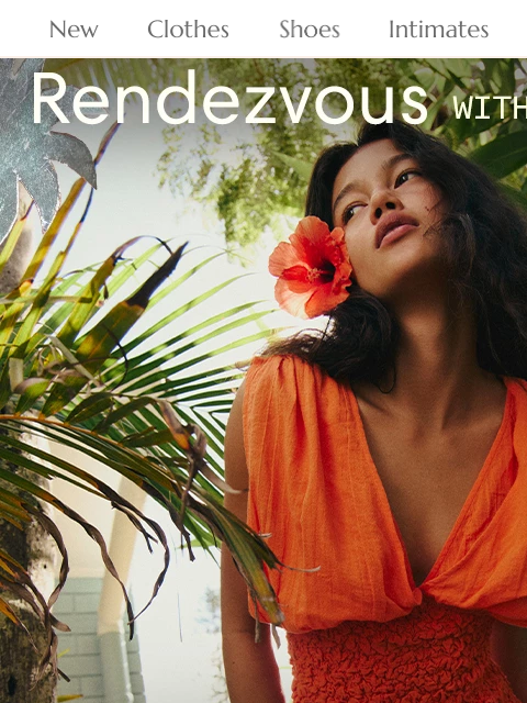 freepeople newsletter: This dress = 🌶️🍊🔆💥
