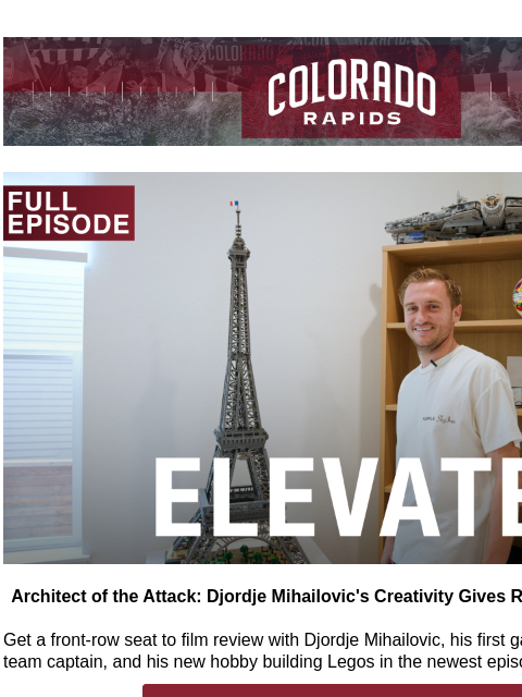 coloradorapids newsletter: Architect of the Attack: Djordje Mihailovic's Crea...