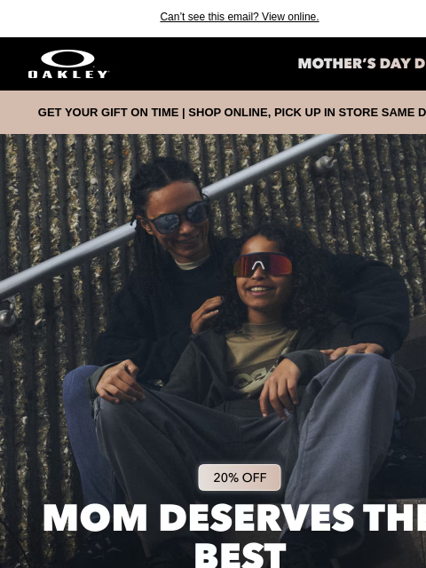 oakley newsletter: Celebrate Mother’s Day With Oakley