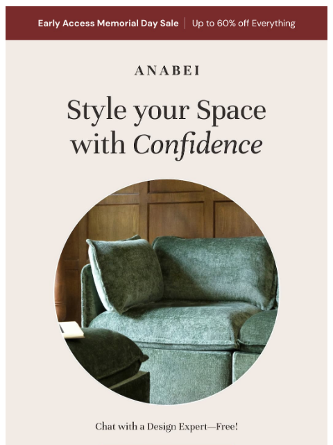 anabei newsletter: ✨ Design Help, On Demand ✨