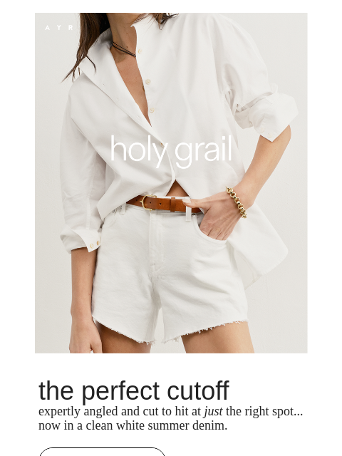 ayr newsletter: this short sells out everyyy season