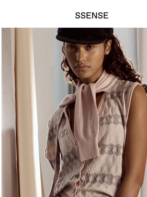 ssense newsletter: Light Layers Are In