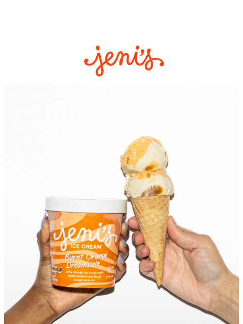jenis newsletter: Back in shops: Burnt Orange Dreamsicle!