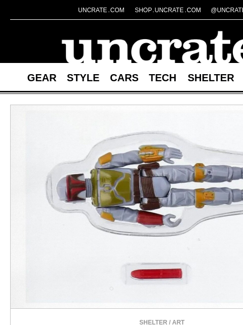 uncrate newsletter: Million Dollar Porotype Boba Fett Action Figure & ...