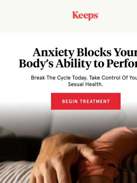 keeps newsletter: Anxiety Is Getting In The Way of Your Performance