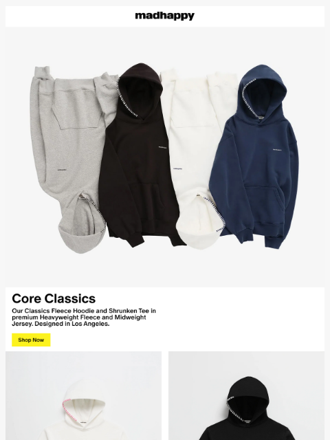 madhappy newsletter: Classics Favorites 🤍