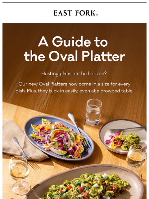 eastfork newsletter: Oval Platter 101