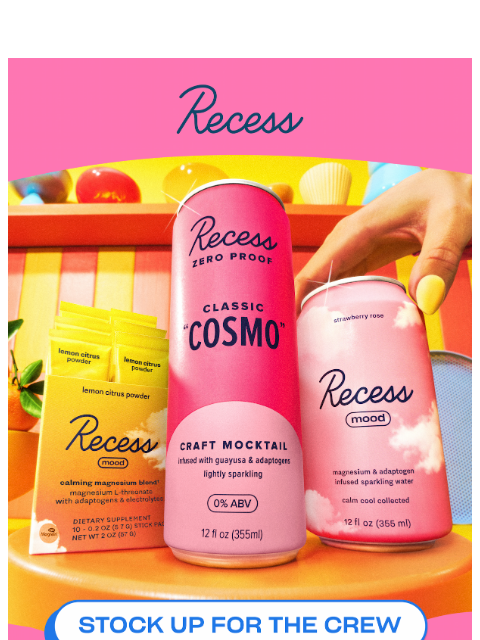 takearecess newsletter: Recess has entered the chat