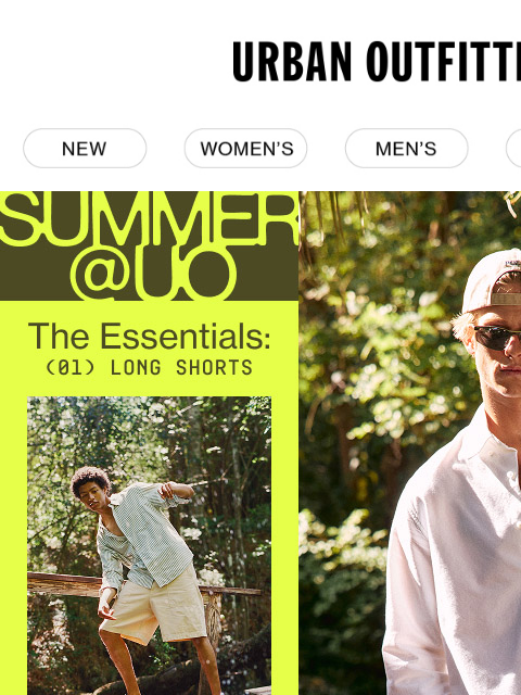 urbanoutfitters newsletter: Jorts, cargos & carpenter shorts from BDG