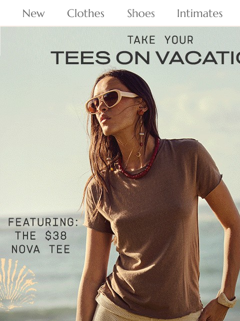 freepeople newsletter: The ($38!) tee of the summer ☀️