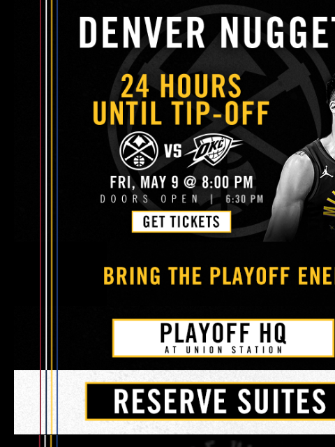 nuggets newsletter: Tied 1-1: Nuggets Look to Take Control at Home