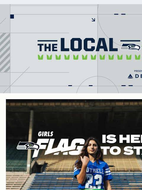 Washington becomes 15th state to sanction girls flag as an official high school sport. View in Browser Seahawks Kick Off Washington Sanctions Girls Flag Football As Official High School Sport "We