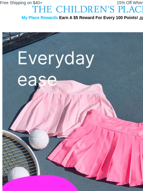 childrensplace newsletter: 50-60% off Every Sun-Ready Essential You Need 😎✔️
