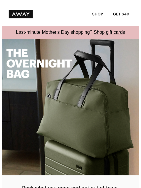 Zip, stow, go. Meet The Overnight Bag. ͏ ͏ ͏ ͏ ͏ ͏ ͏ ͏ ͏ ͏ ͏ ͏ ͏ ͏ ͏ ͏ ͏ ͏ ͏ ͏ ͏ ͏ ͏ ͏ ͏ ͏ ͏ ͏ ͏ ͏ ͏ ͏ ͏ ͏ ͏ ͏ ͏ ͏ ͏ ͏ ͏ ͏ ͏ ͏ ͏ ͏ ͏ ͏ ͏ ͏ ͏ ͏ ͏ ͏ ͏ ͏ ͏ ͏ ͏ ͏ ͏ ͏ ͏ ͏ ͏ ͏ ͏ ͏ ͏ ͏ ͏ ͏ ͏ ͏ ͏ ͏ ͏ ͏ ͏ ͏ ͏