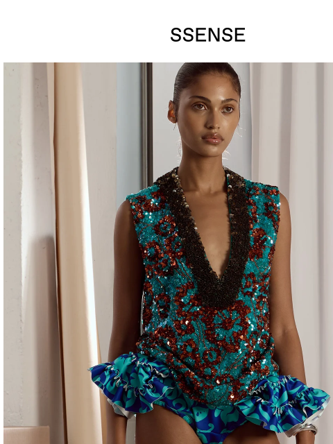 ssense newsletter: Are Your Spring Fits Popping Off?