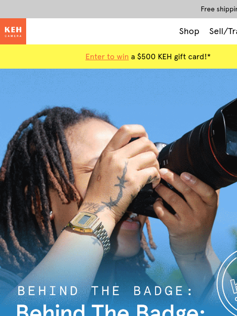 keh newsletter: Camera gear, powered by camera lovers 🧡