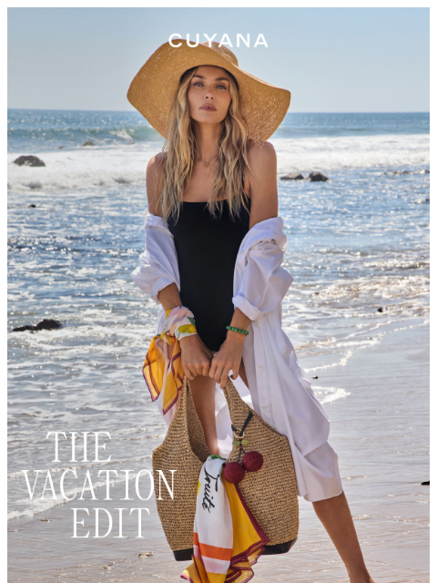 cuyana newsletter: Introducing the Vacation Edit