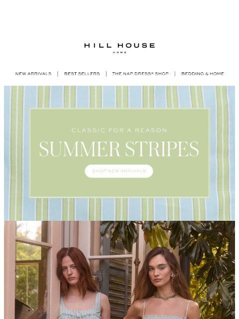 hillhousehome newsletter: SUMMER STRIPES