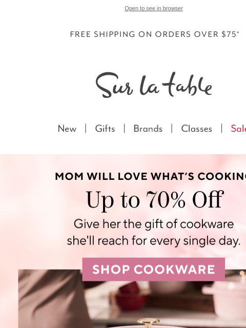 surlatable newsletter: The cast iron she's been hinting at is on sale.