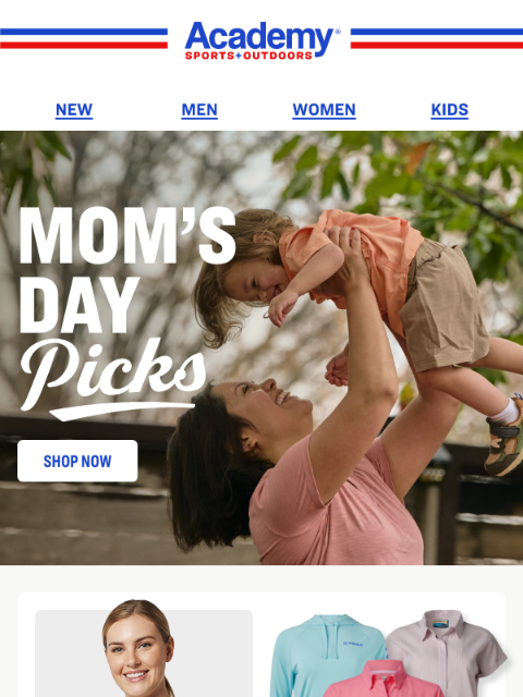 academy newsletter: For Mom | BOGO 50% Off Magellan Outdoors