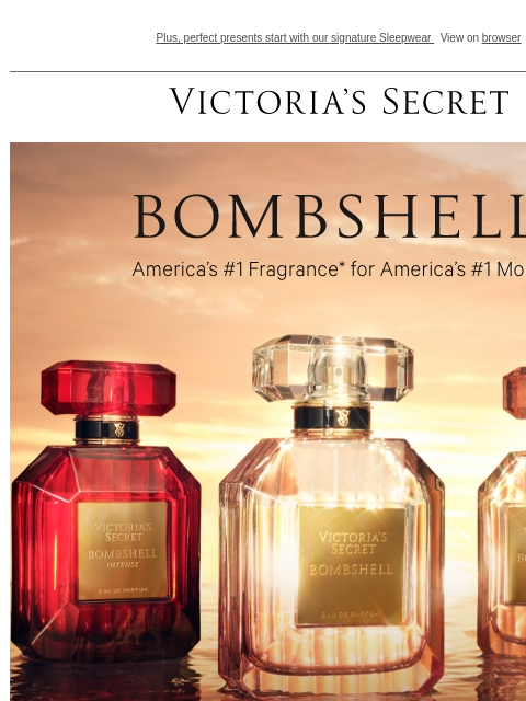 victoriassecret newsletter: Iconic Scents for Moms (& A Gift)