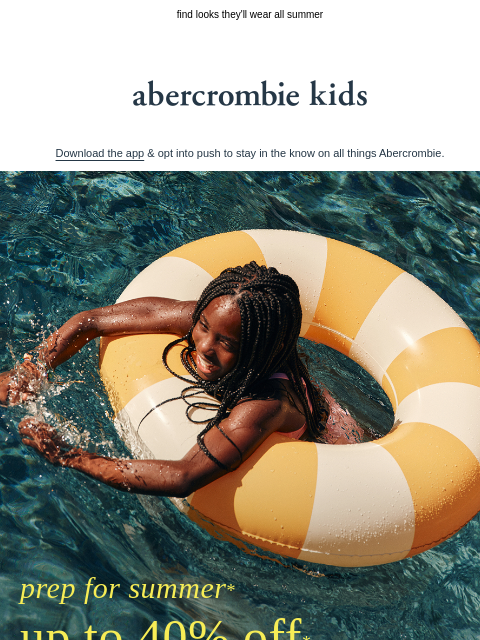abercrombie newsletter: from brunches to bonfires...