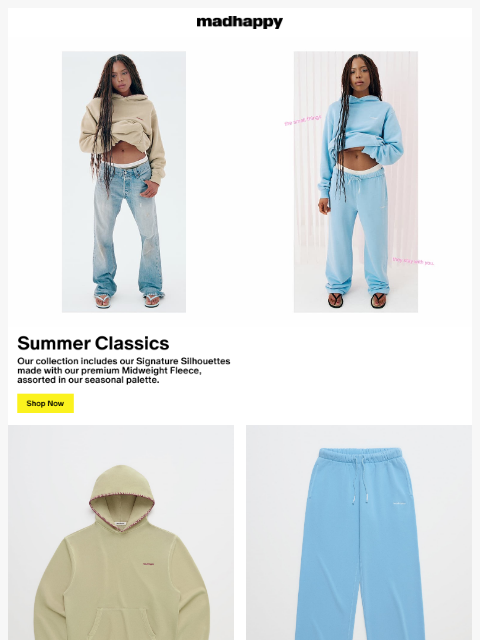 madhappy newsletter: Summer Classics