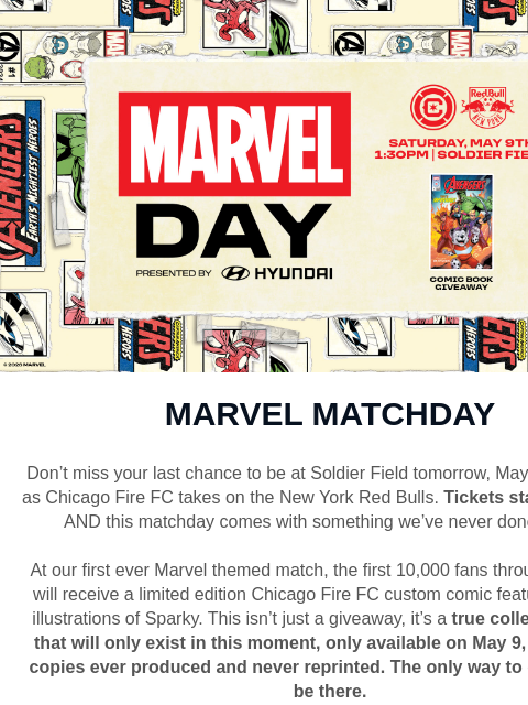 chicagofirefc newsletter: The Custom Comic Only Exists Tomorrow