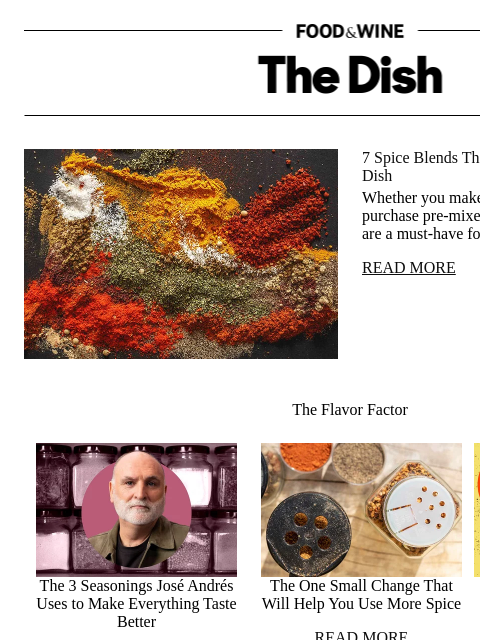 foodandwine newsletter: 7 Spice Blends That Instantly Add Flavor to Any Di...