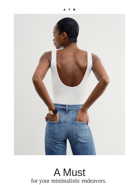 ayr newsletter: Introducing: The Bodysuit