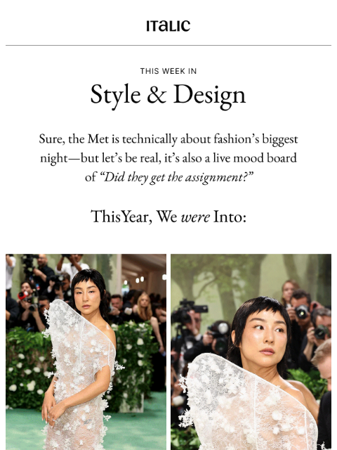 The Met Gala recap, your spring style cue card, and a few ins & outs. ͏ ͏ ͏ ͏ ͏ ͏ ͏ ͏ ͏ ͏ ͏ ͏ ͏ ͏ ͏ ͏ ͏ ͏ ͏ ͏ ͏ ͏ ͏ ͏ ͏ ͏ ͏ ͏ ͏ ͏ ͏ ͏ ͏ ͏ ͏ ͏ ͏ ͏ ͏ ͏ ͏ ͏ ͏ ͏ ͏ ͏ ͏ ͏ ͏ ͏ ͏ ͏ ͏ ͏ ͏ ͏ ͏ ͏ ͏ ͏ ͏ ͏ ͏ ͏
