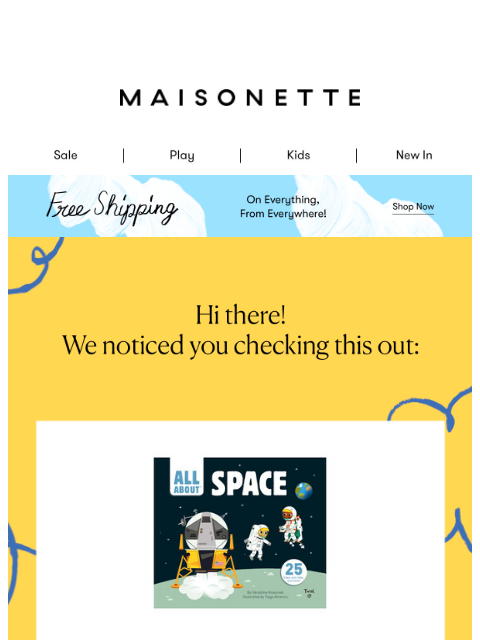 maisonette newsletter: ✨Just For YOU: 10% OFF✨