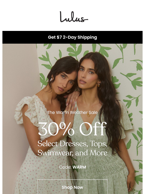 Ring in the warm weather with 30% off select spring styles. xoxo Lulus ͏ ͏ ͏ ͏ ͏ ͏ ͏ ͏ ͏ ͏ ͏ ͏ ͏ ͏ ͏ ͏ ͏ ͏ ͏ ͏ ͏ ͏ ͏ ͏ ͏ ͏ ͏ ͏ ͏ ͏ ͏ ͏ ͏ ͏ ͏ ͏ ͏ ͏ ͏ ͏ ͏ ͏ ͏ ͏ ͏ ͏ ͏ ͏ ͏ ͏ ͏ ͏ ͏ ͏ ͏ ͏ ͏ ͏ ͏ ͏ ͏ ͏ ͏ ͏ ͏